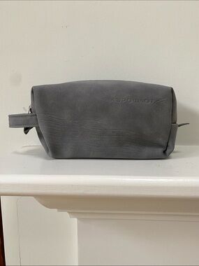 Gray Travel Dopp Kit Toiletry Bag